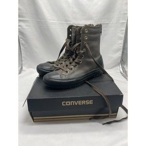 Converse Chuck Taylor All Star Boot Leather Fur Hot Cocoa/Black Women’s 6.5